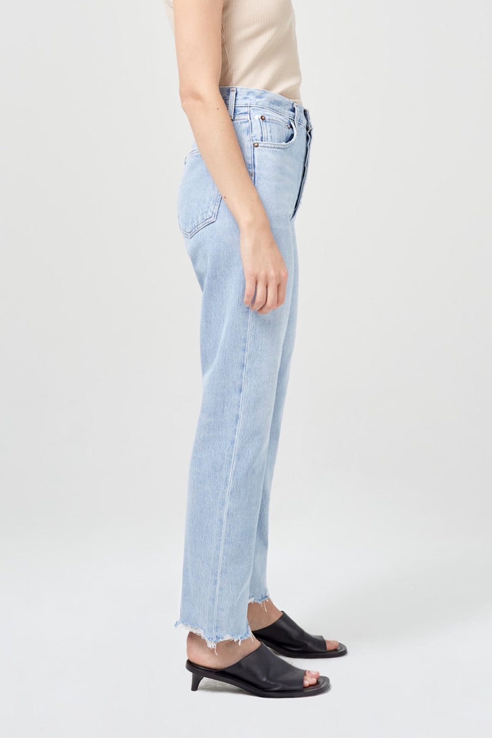 90s Pinch Waist Jean in Imitate