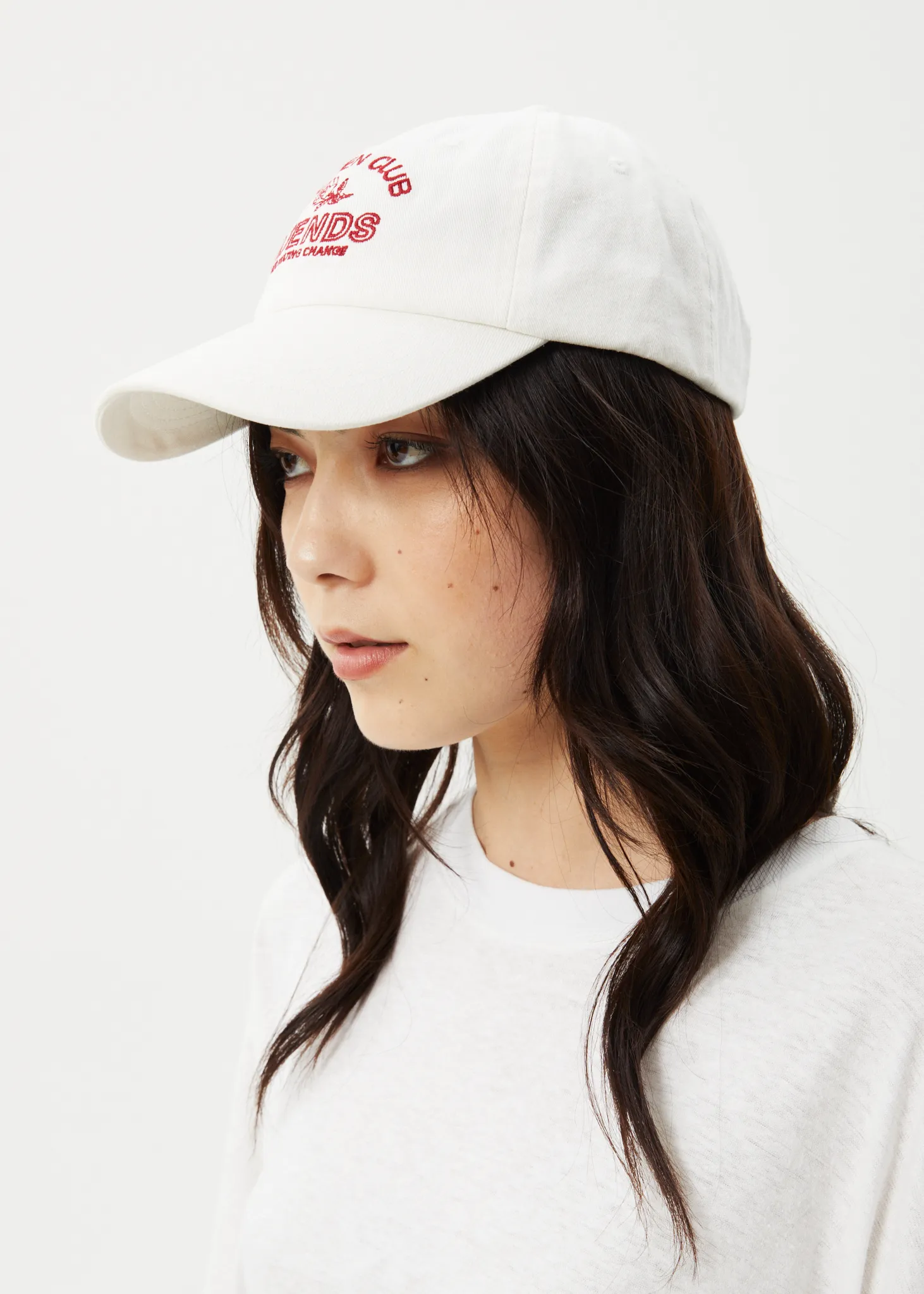 AFENDS Womens Cultivate - Panelled Cap - White