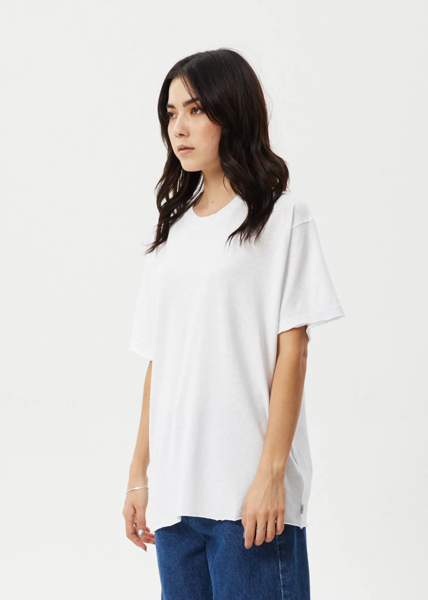 AFENDS Womens Slay - Oversized Tee - White