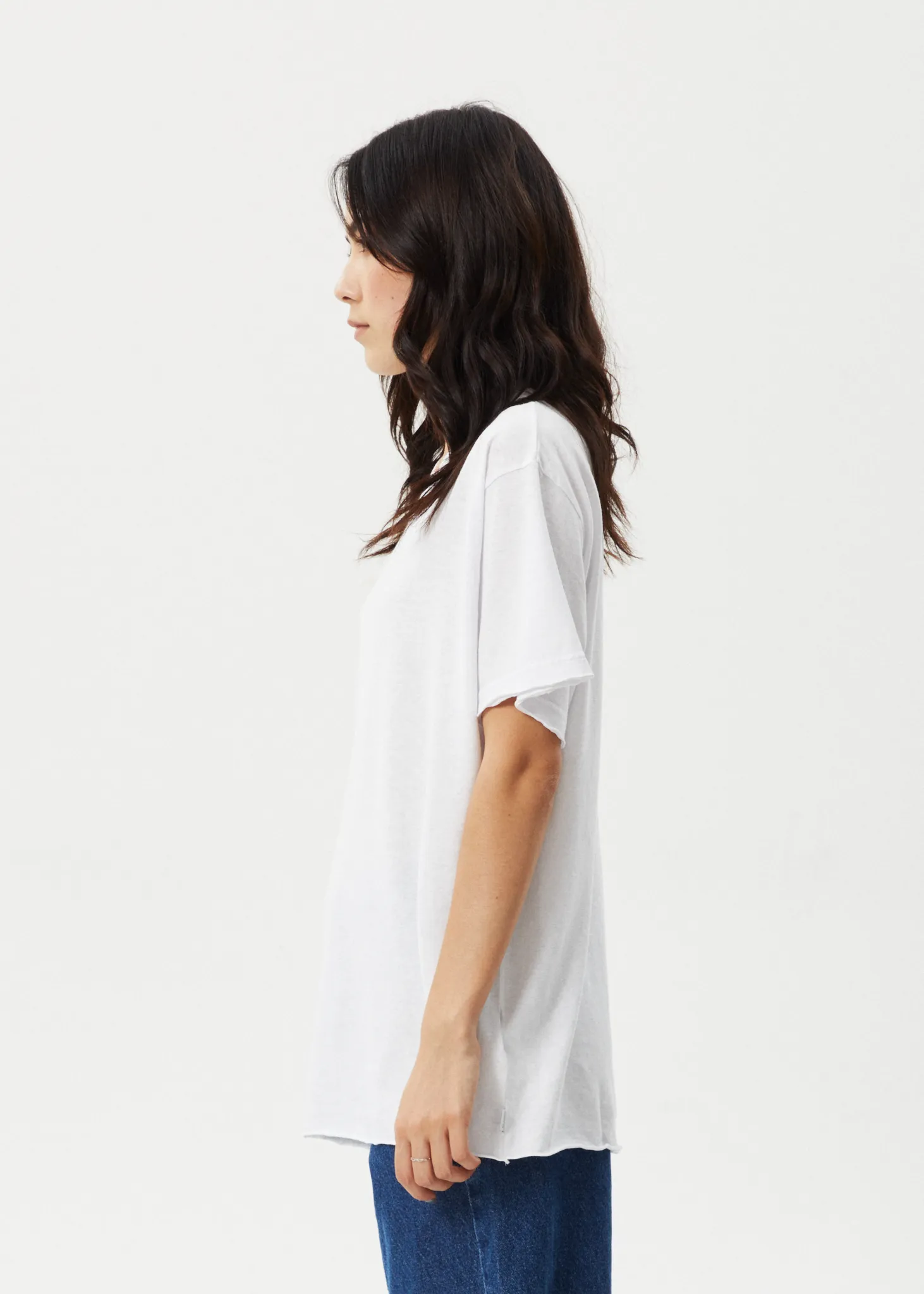 AFENDS Womens Slay - Oversized Tee - White