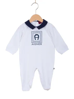 Aigner Romper Logo Black-White