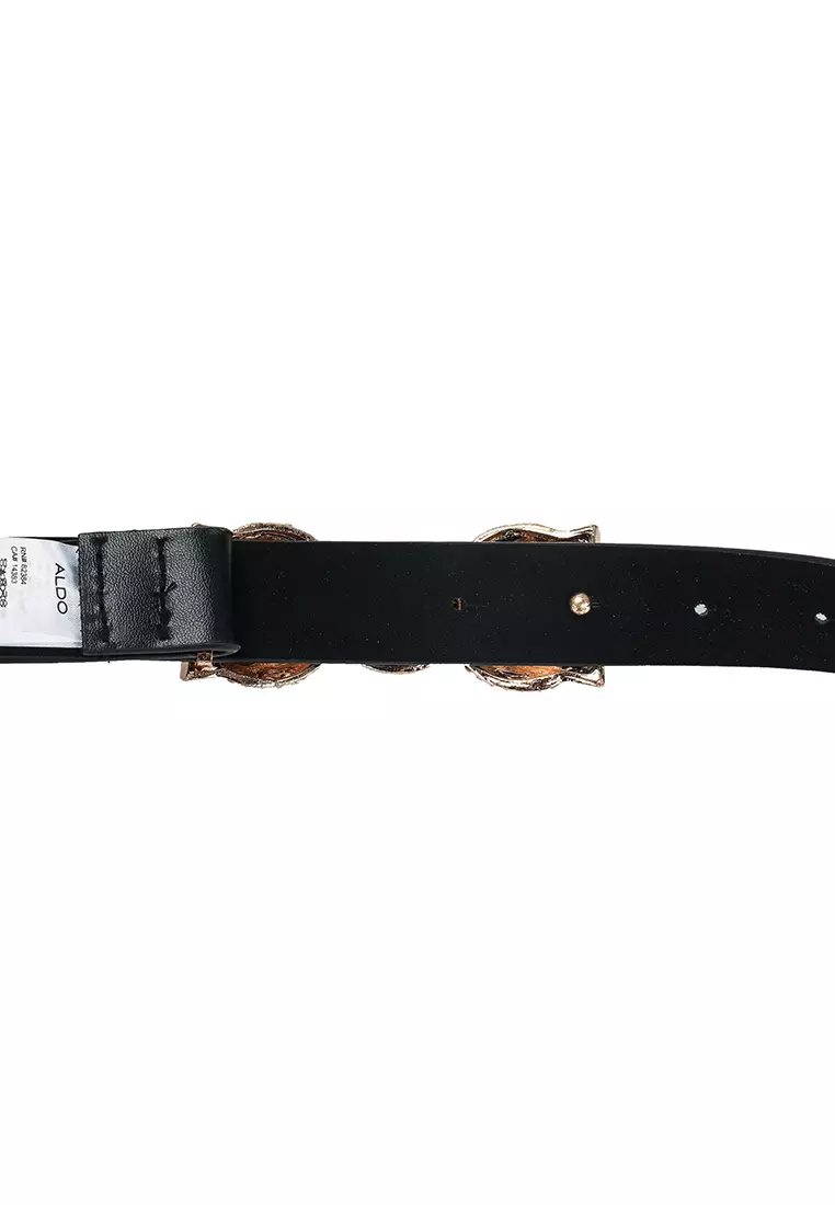 ALDO Ybealin Tiger Head Buckle Belt