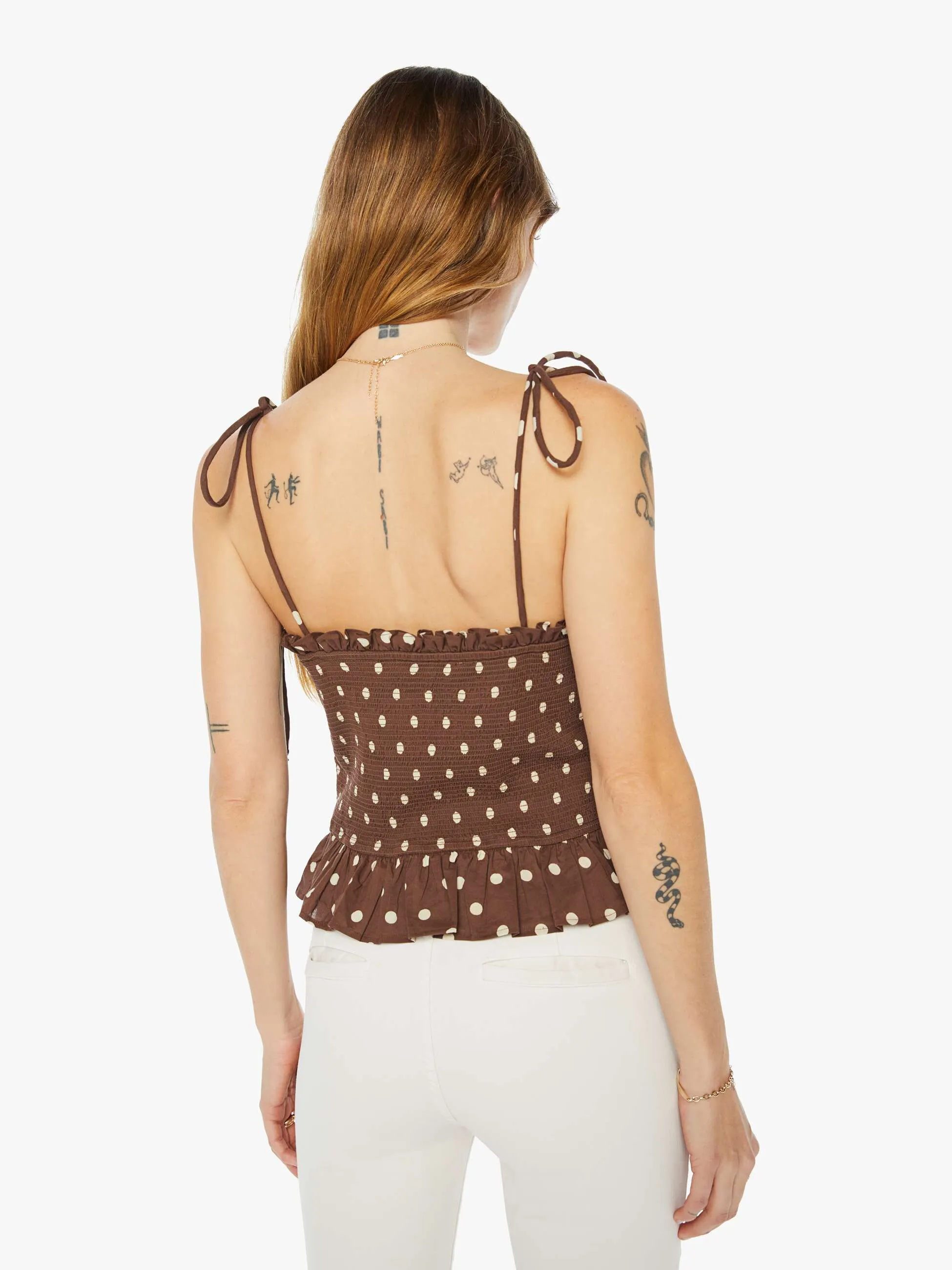 Alix Of Bohemia Clara Smock Top - Brown Cocoa