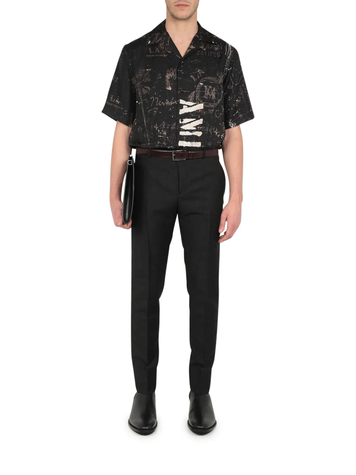 Amiri Abstract Logo-Print Shirt