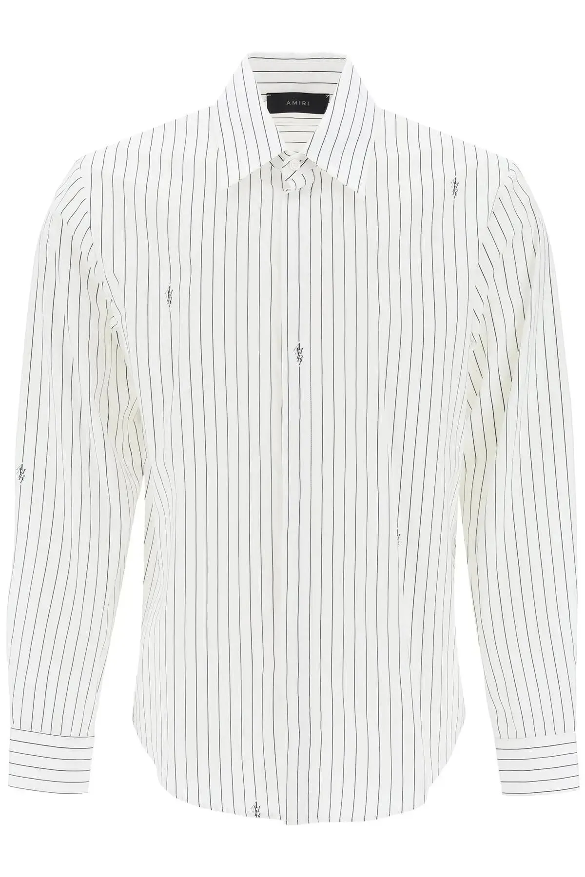 AMIRI  |Stripes Street Style Long Sleeves Cotton Logo Shirts