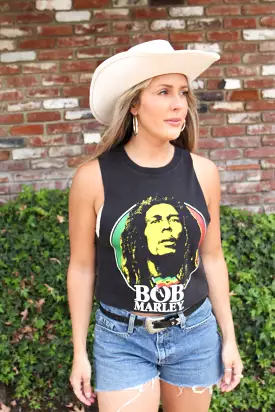 Bob Marley Band Crop Tank