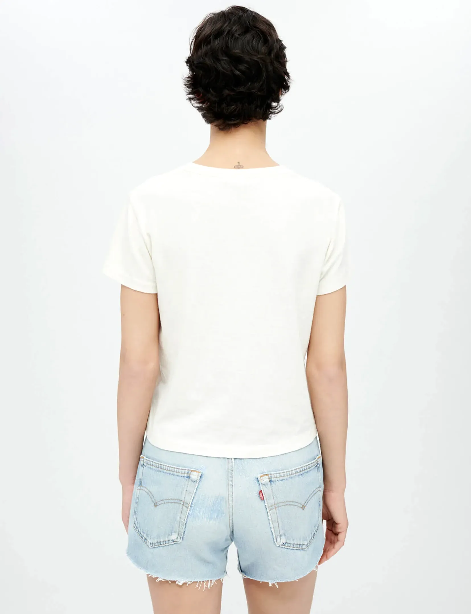 Boy Tee, Vintage White