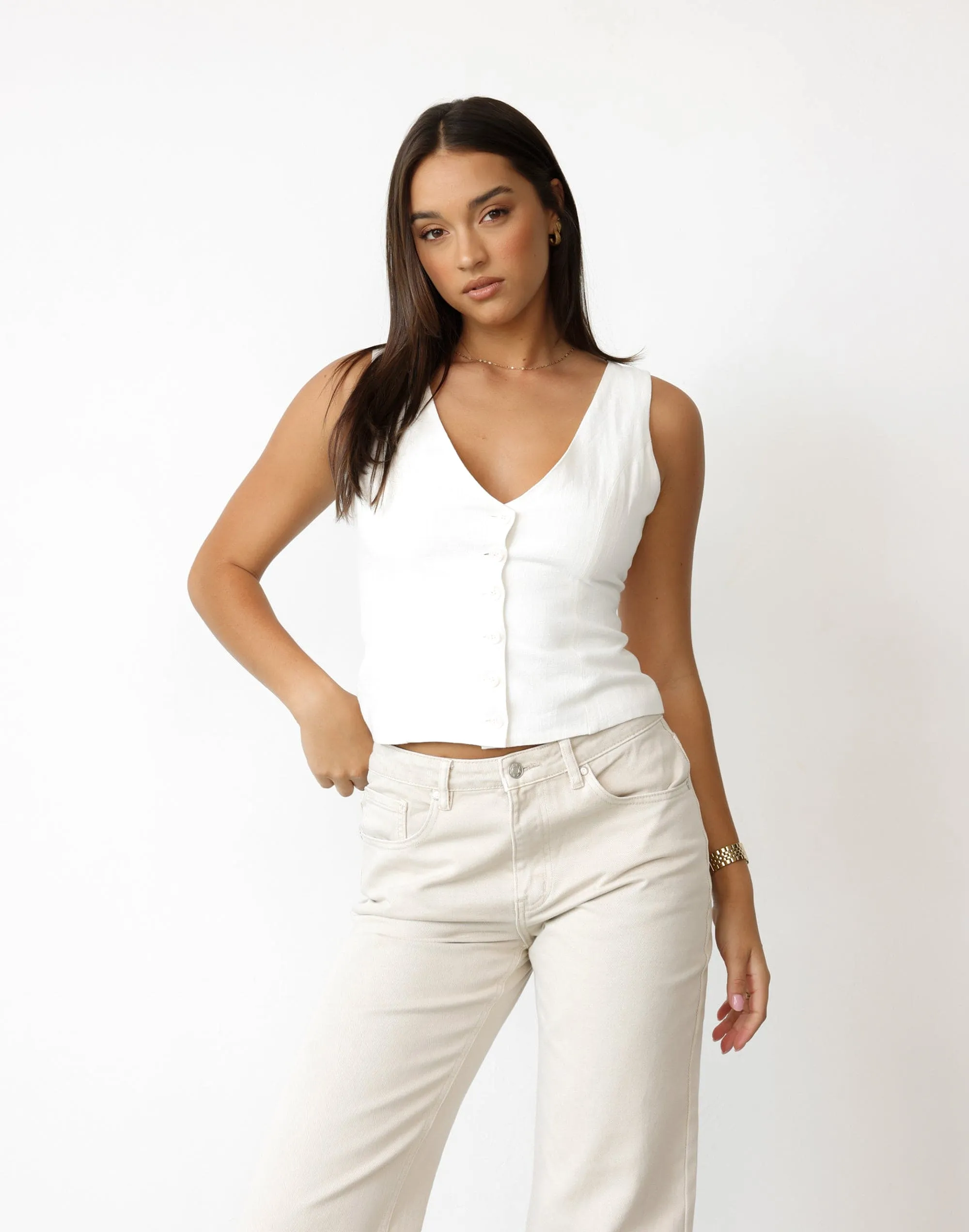 Cailey Top (White)