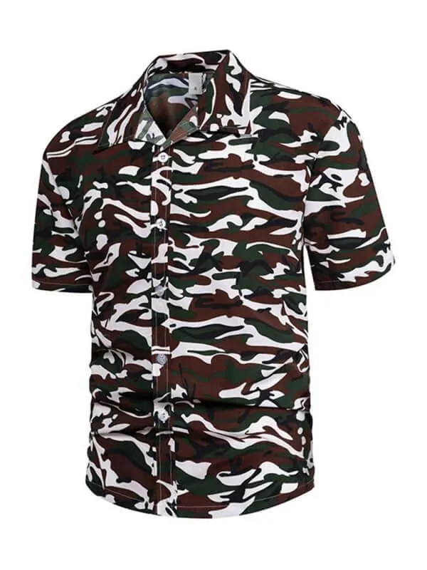 Camouflage Short Sleeve Shirt