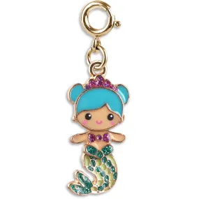 Charm It! -  Gold Swivel Mermaid Charm