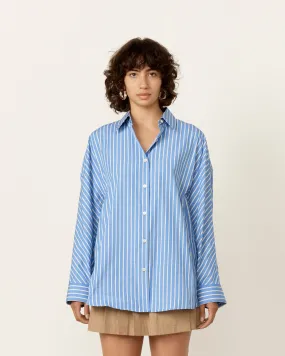 Cocoon Shirt in Light Blue