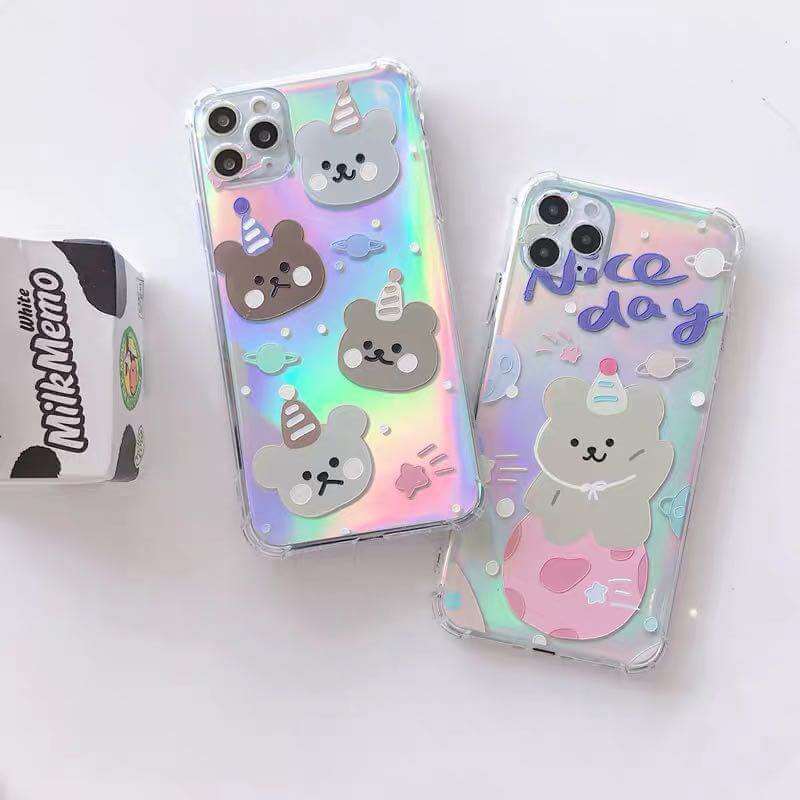 CUTE LASER BEAR IPHONE CASE BY51103