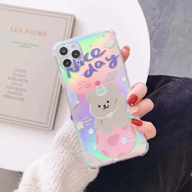 CUTE LASER BEAR IPHONE CASE BY51103