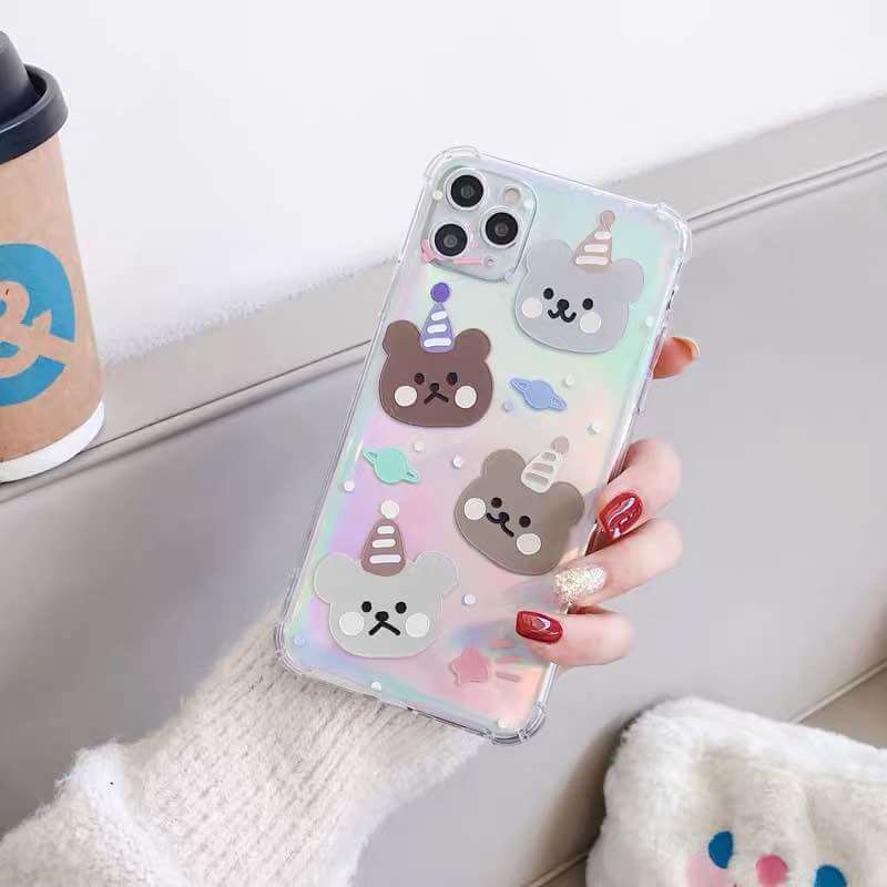 CUTE LASER BEAR IPHONE CASE BY51103