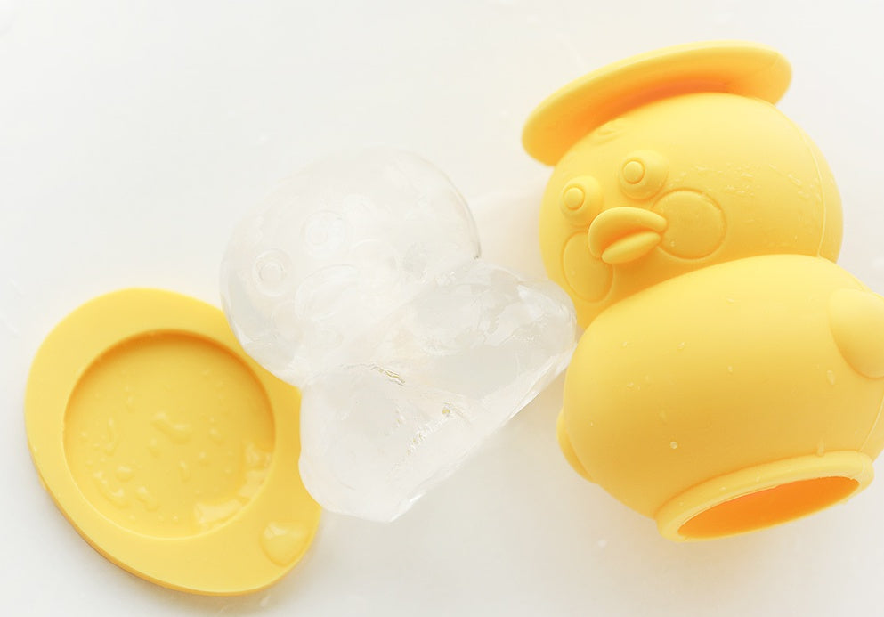 Duck Bear Silicone Ice Maker Accessories Mold Home Cafe Cute Novelty non-toxic Frozen