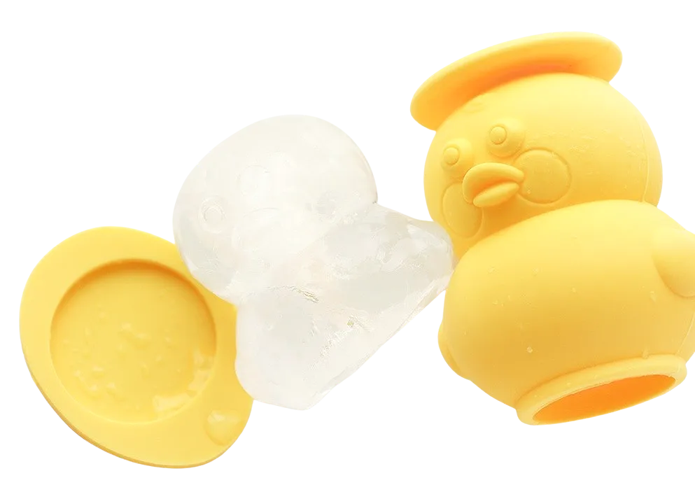 Duck Bear Silicone Ice Maker Accessories Mold Home Cafe Cute Novelty non-toxic Frozen