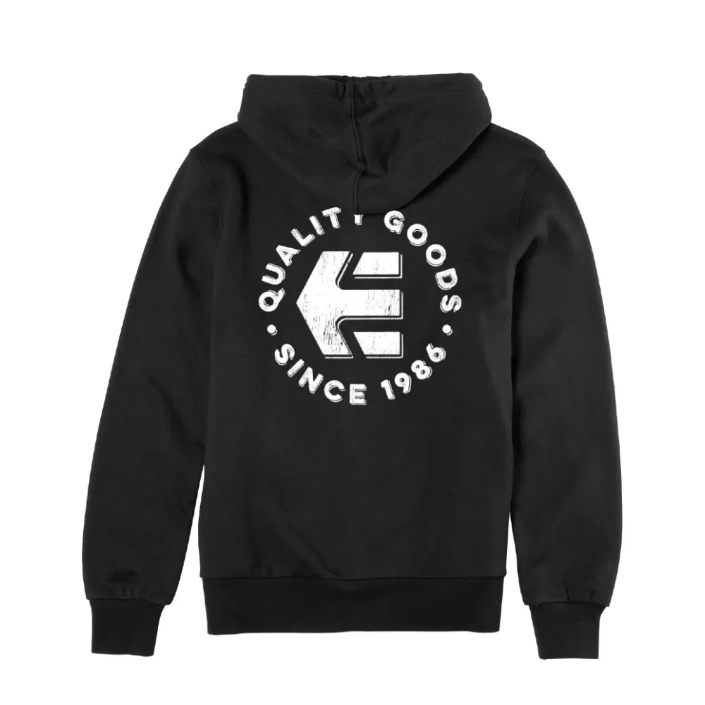 Etnies – Since 1986 Zip Hoodie Black White | Eddie Franks Rye