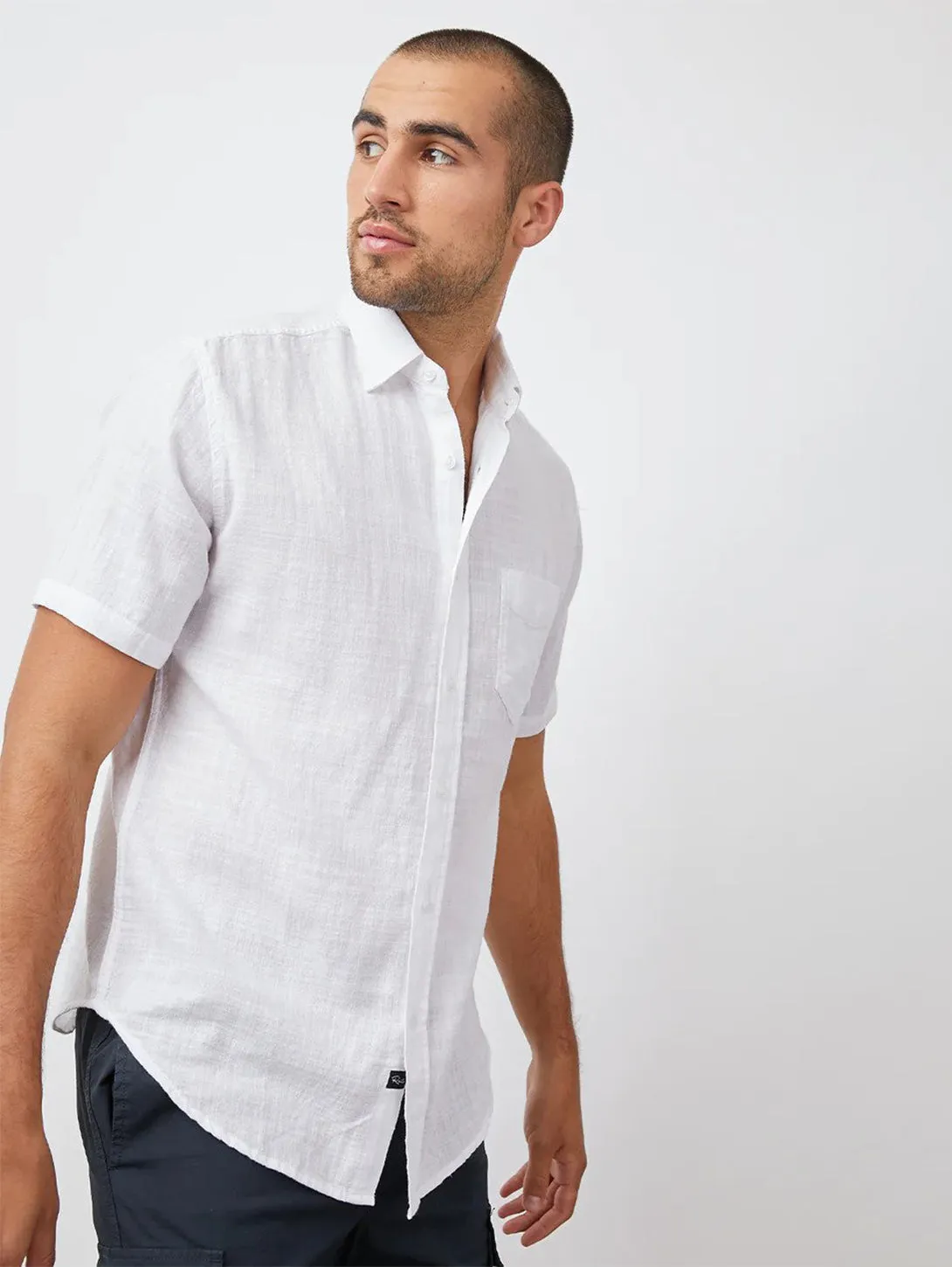 Fairfax Short Sleeve Shirt - White