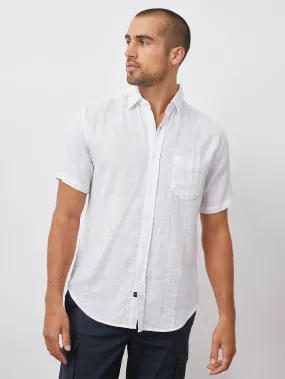 Fairfax Short Sleeve Shirt - White