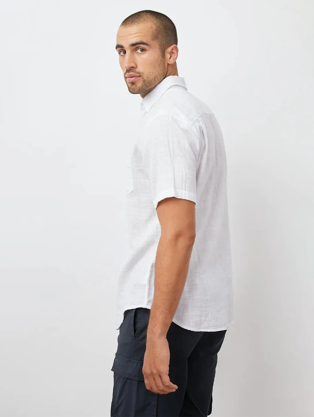 Fairfax Short Sleeve Shirt - White