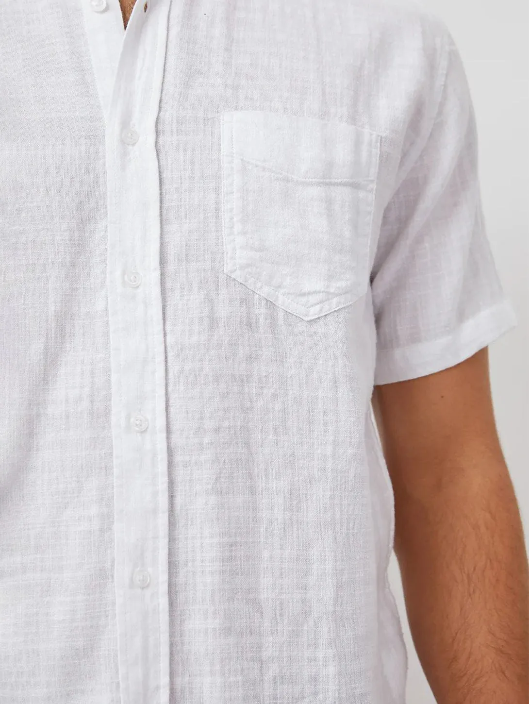 Fairfax Short Sleeve Shirt - White