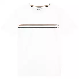 Hugo Boss Boys Fitted T-Shirt _ White J25O18-10P