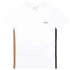 Hugo Boss Boys T-Shirt w/Logo_ White J25N48-10B