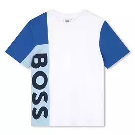 Hugo Boss Boys White T-Shirt _ J50732-10P