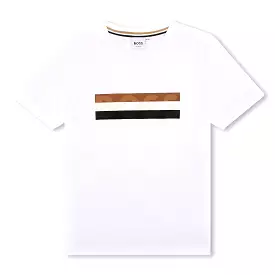 Hugo Boss Boys White T-Shirt _J25O88-10P