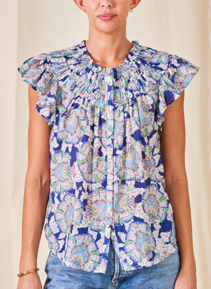 IRIE Printed Short-Sleeve TOP