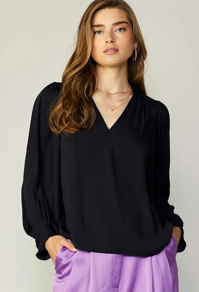 Juliet Blouse-Black