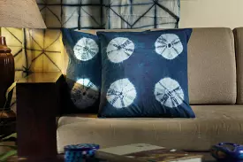 Kaisori Indigo Cushion cover - Oval design