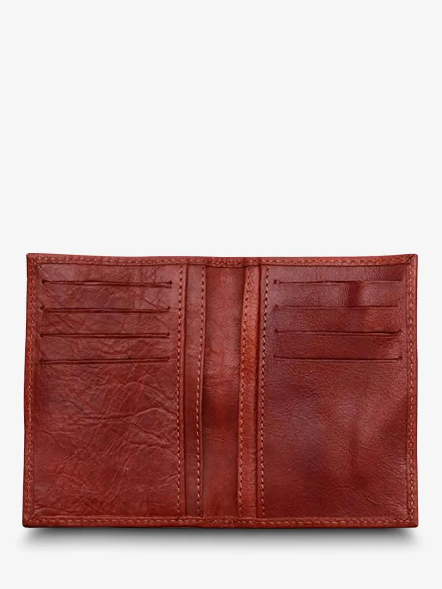 leather card holder Brown - LePortefeuille ALDO Light Brown | PAUL MARIUS