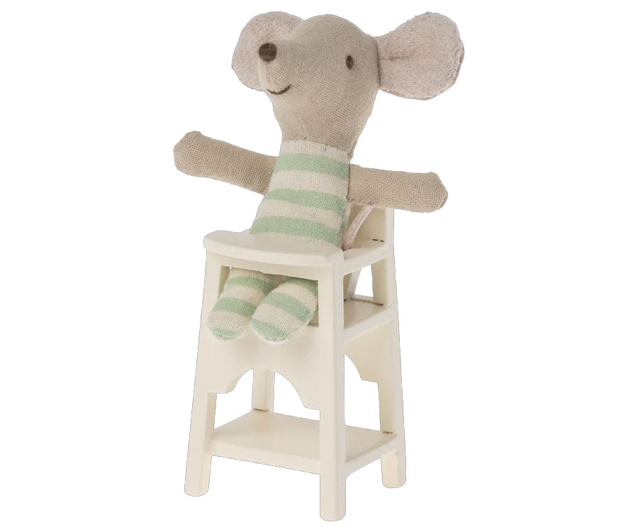 Maileg Mouse High Chair - Off White