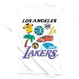 Market Los Angeles Lakers T-shirt (White)