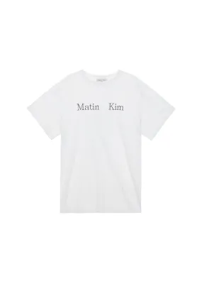 MATIN LOGO TOP IN WHITE (直播價至今晚23:59)