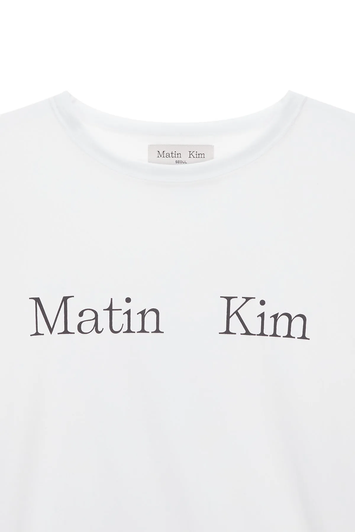 MATIN LOGO TOP IN WHITE (直播價至今晚23:59)