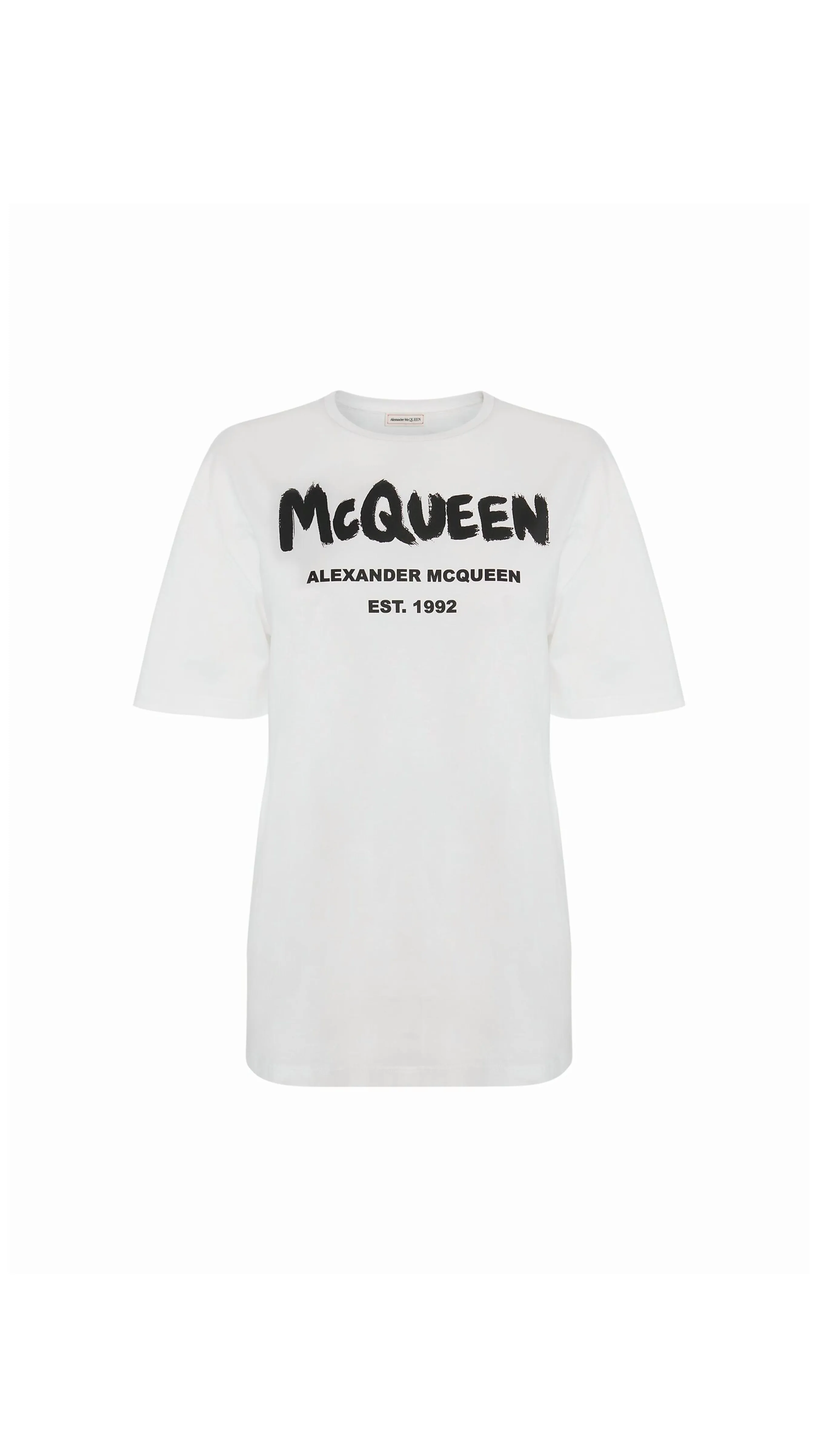 Mcqueen Graffiti T-shirt - White/Black