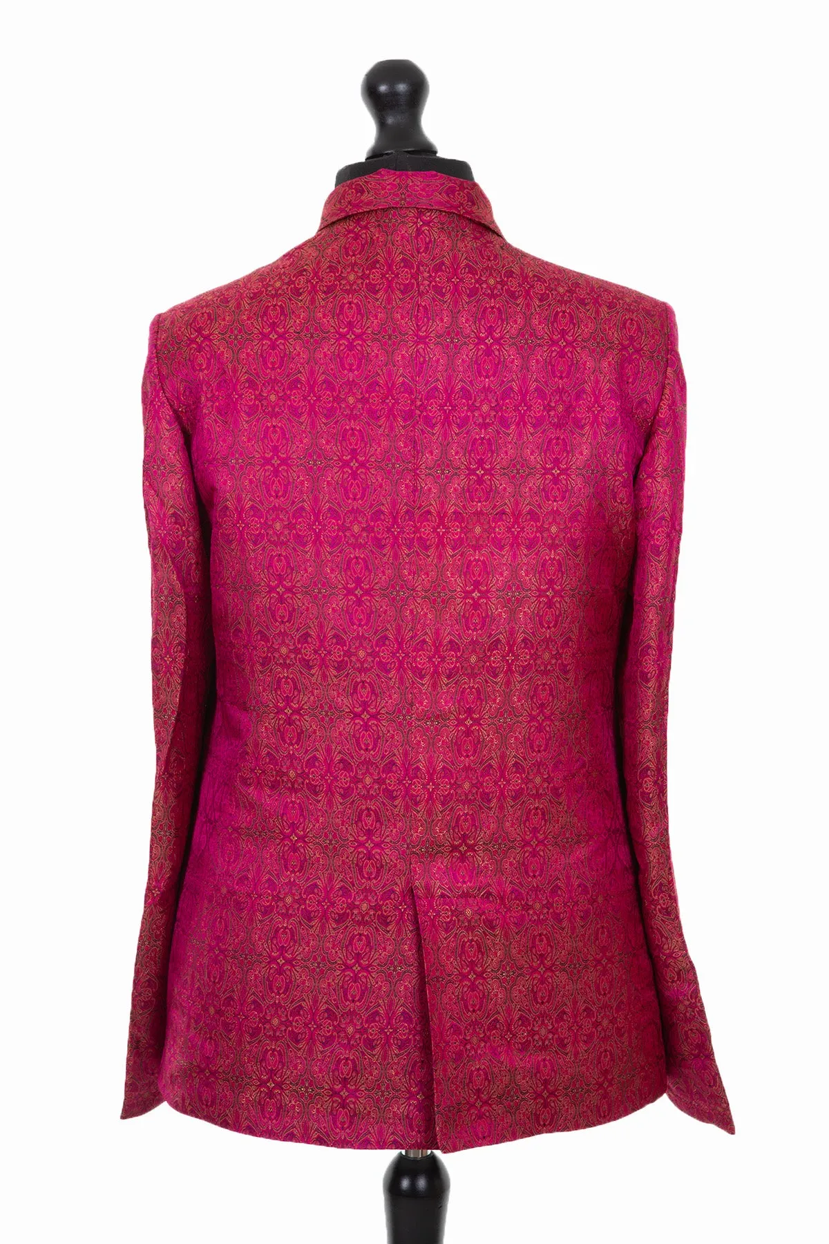 Mens Blazer in Pink Jacquard