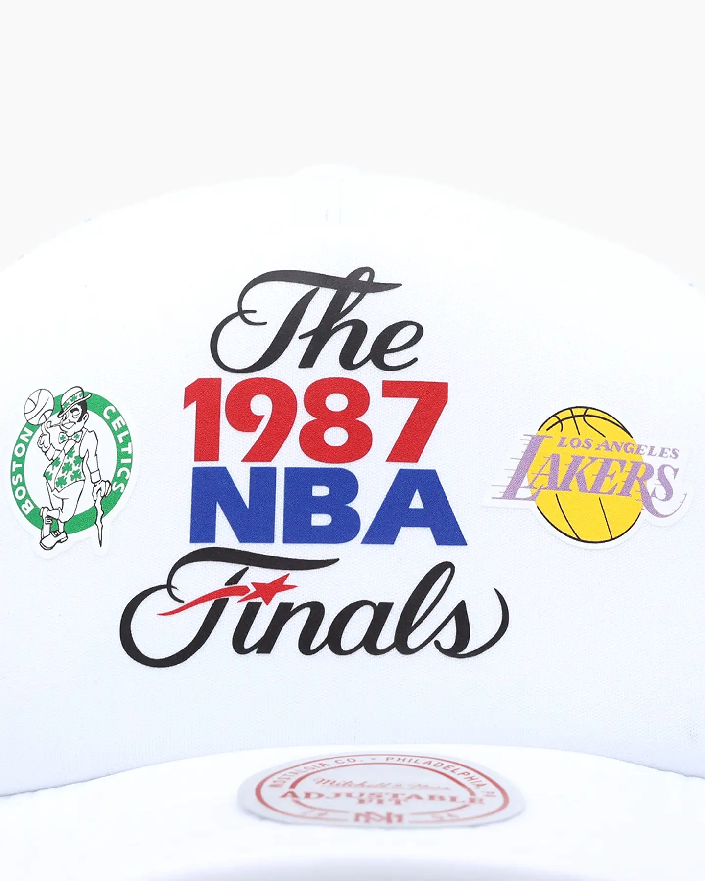 Mitchell & Ness 1987 NBA Finals Trucker Snapback White