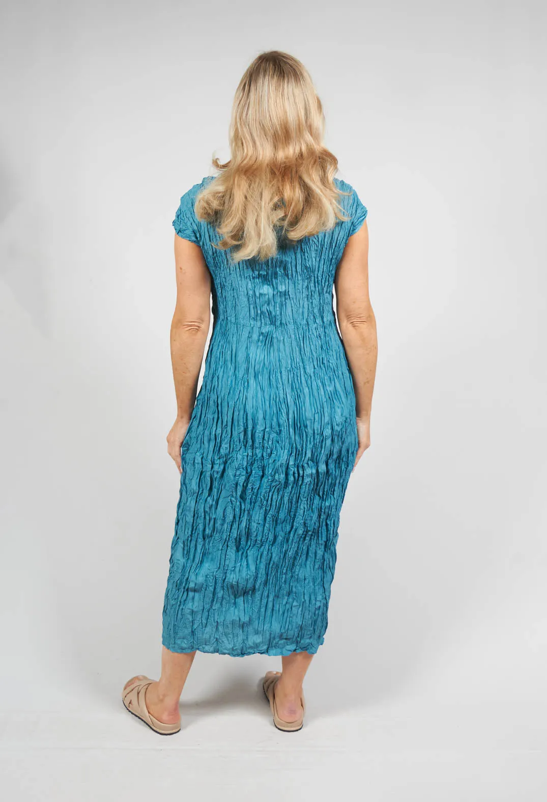 Myrtespiel Dress in Weimar Blue