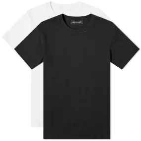 Neil Barrett Travel T-Shirt - 2 PackBlack & White