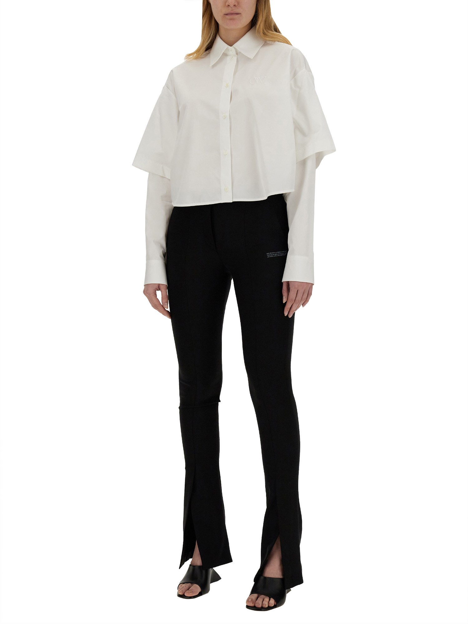 OFF-WHITE    POPLIN SHIRT