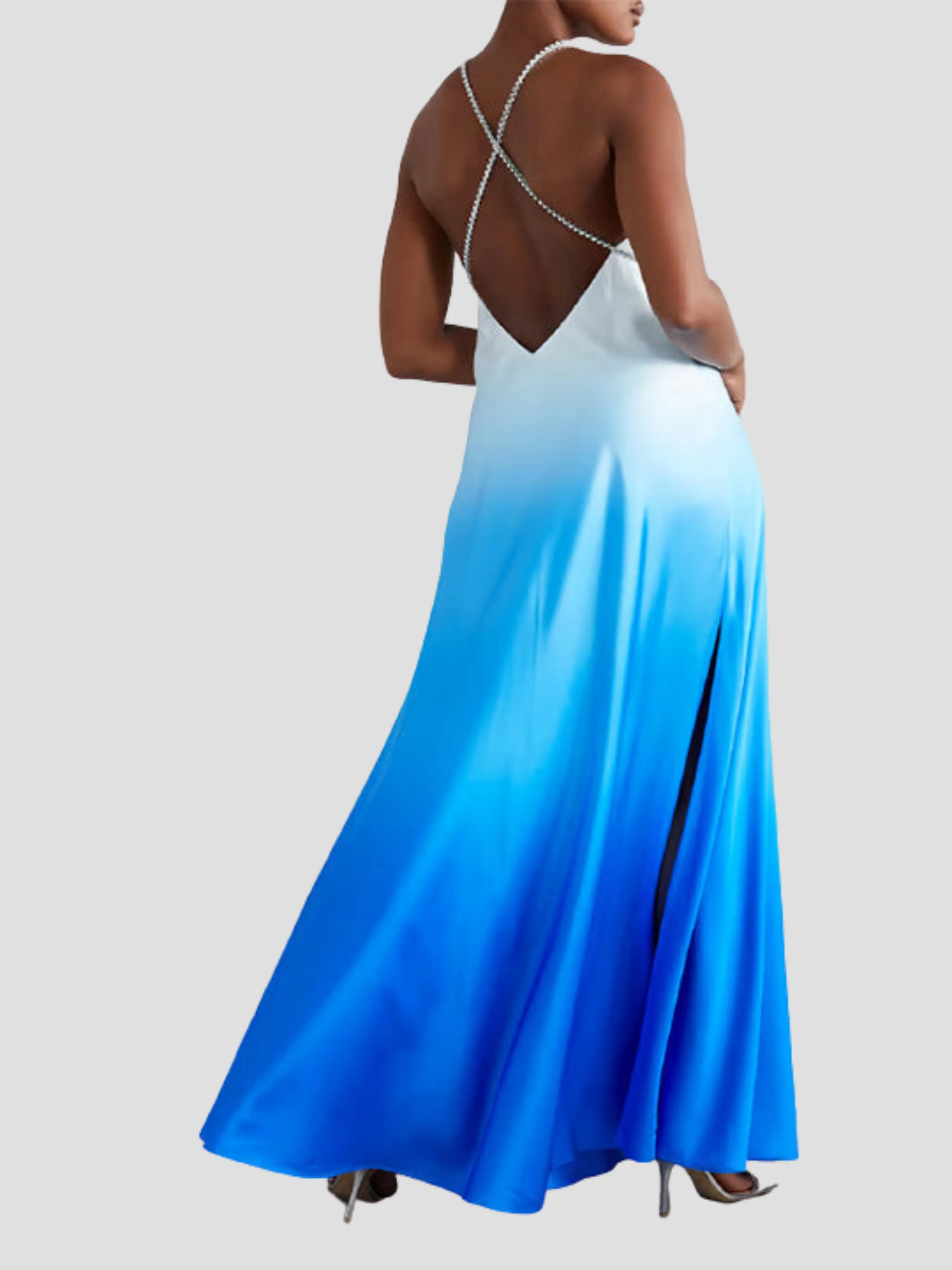 Ombre Dress in Blue