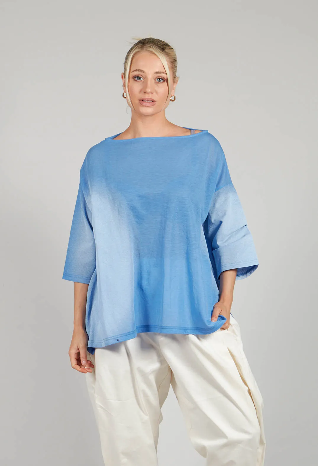 Ombre Shirt in Blue