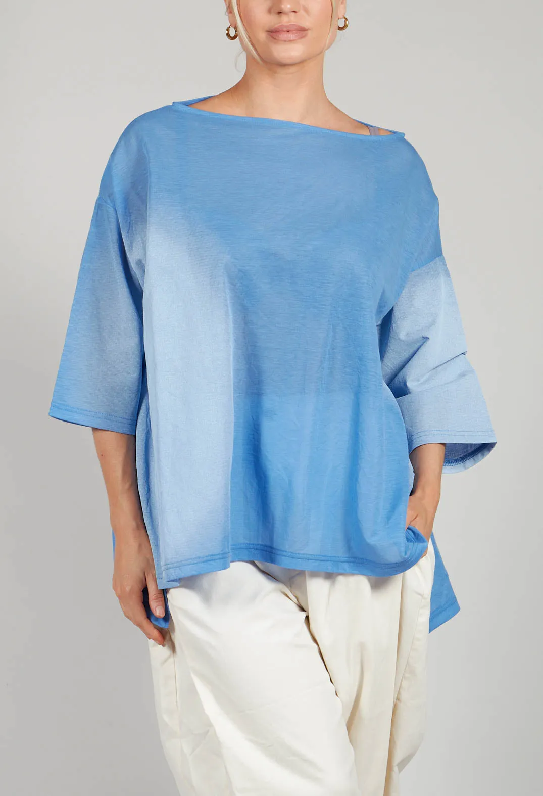 Ombre Shirt in Blue