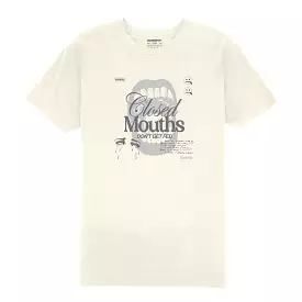 Outrank Closed Mouths T-shirt (Vintage White)