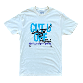 Outrank Cut U Off T-shirt (Vintage White/Grape)