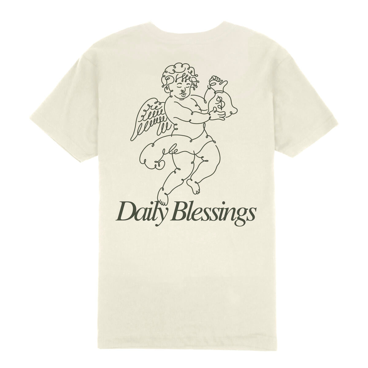 Outrank Daily Blessings T-shirt (Vintage White)