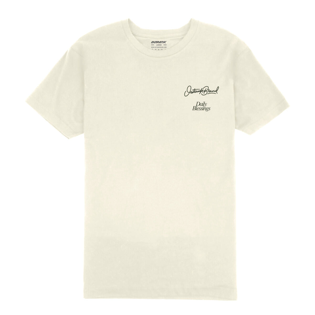 Outrank Daily Blessings T-shirt (Vintage White)